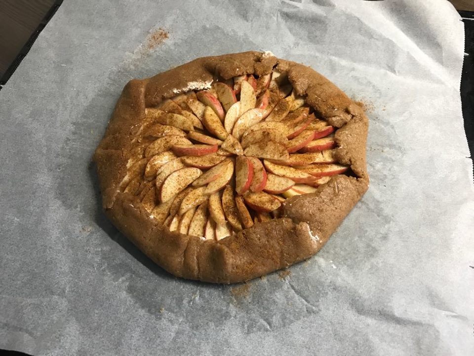 Bezlaktózový jablkový koláč